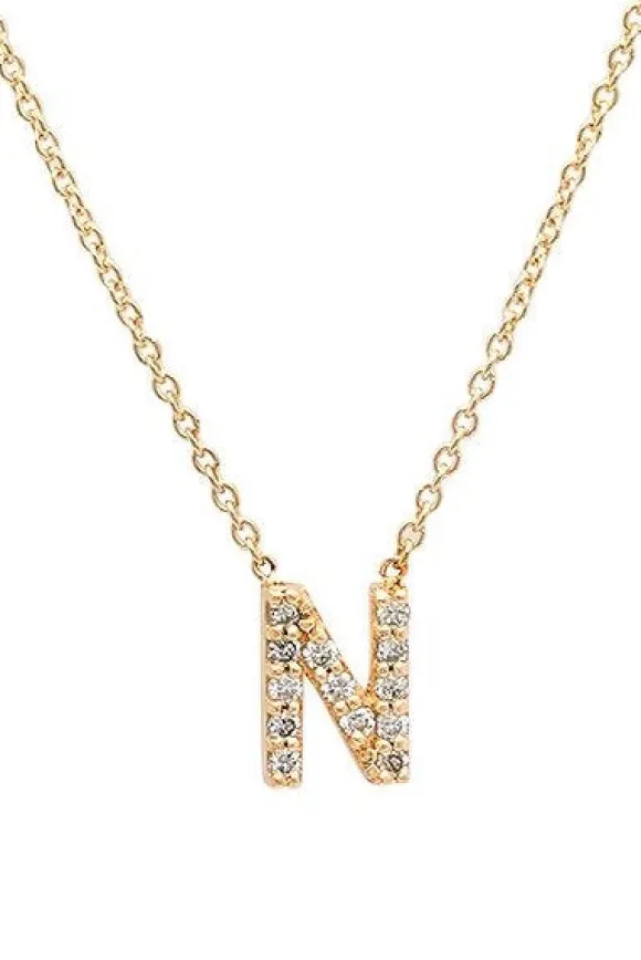 Alphabet Letter Initial Necklace