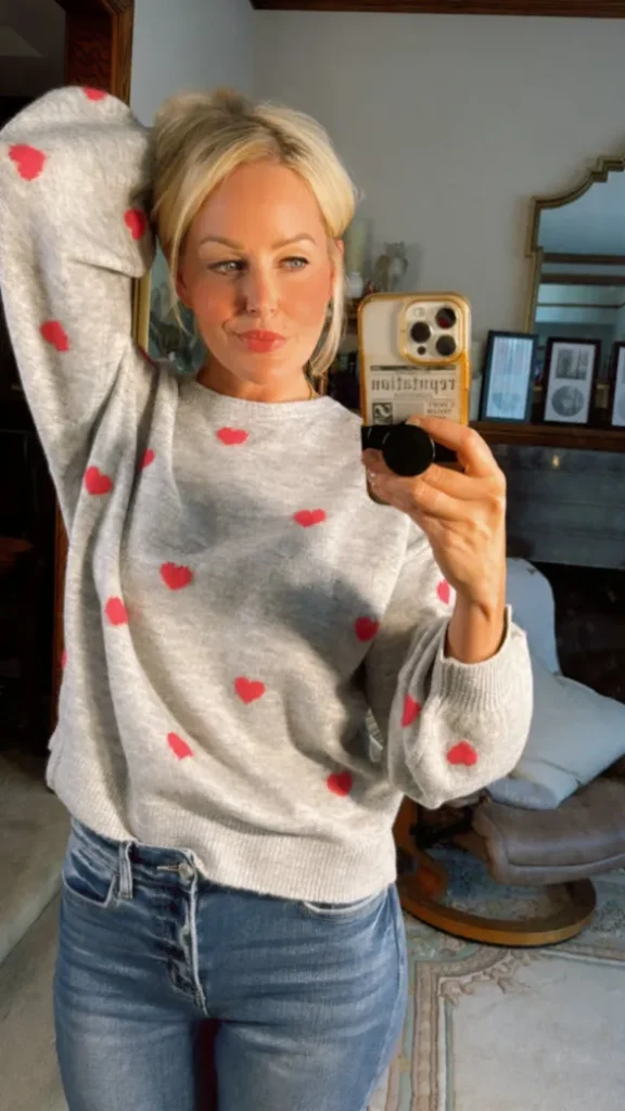 Alyssa Heart Sweater