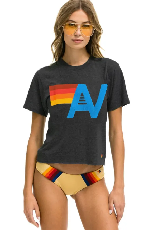 Aviator Nation Logo Crop Tee