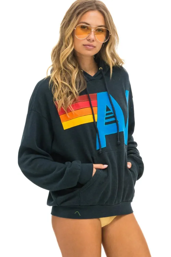 Aviator Nation Relaxed Hand Stitched Logo Hoodie