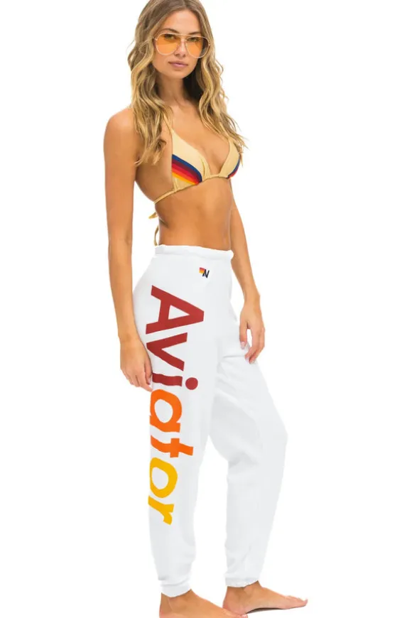 Aviator Nation Sweatpants White