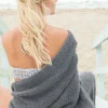 Barefoot Dreams CozyChic Throw Graphite