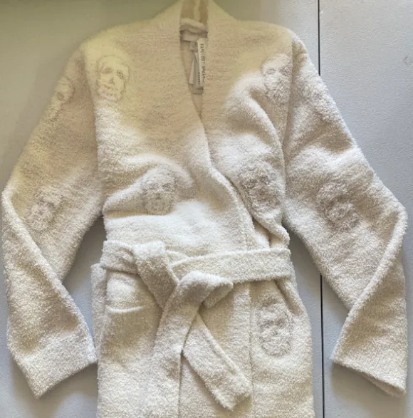 Barefoot Dreams Skattered Skull Robe