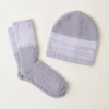 Barefoot Dreams Sock & Beanie Set