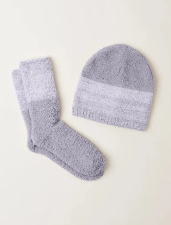 Barefoot Dreams Sock & Beanie Set