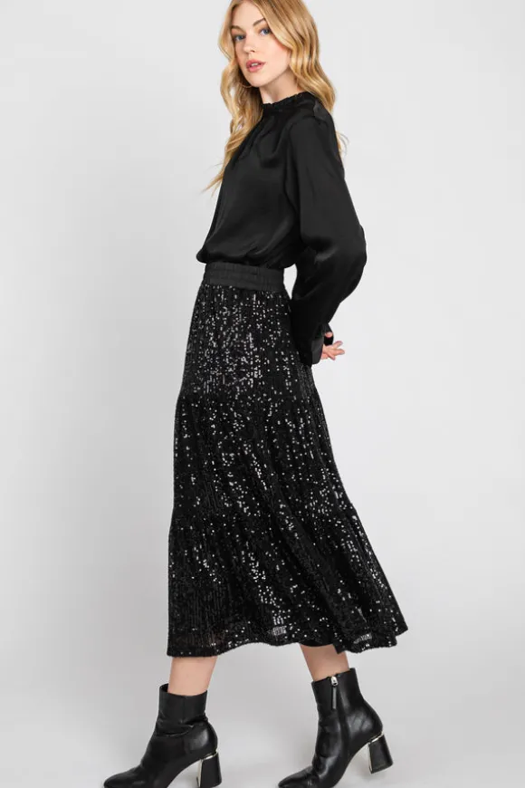 Bonnie Sequin Skirt