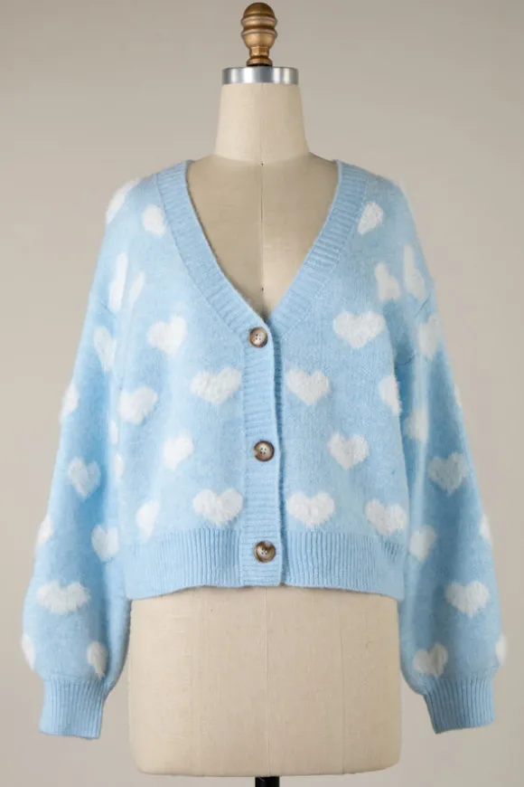 Clarissa Cloud Hearts Cardi