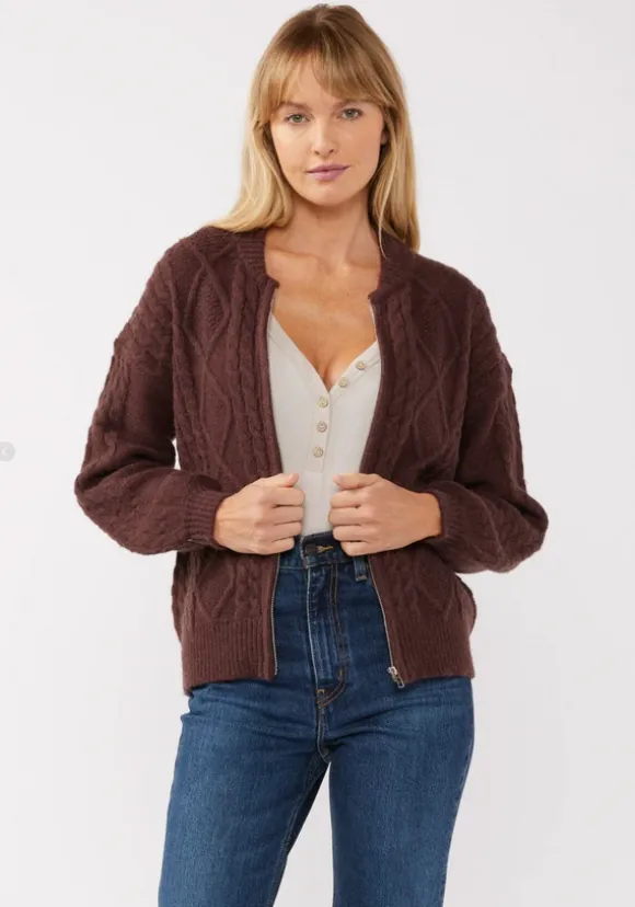 Cozy Hearth Zip Up Sweater