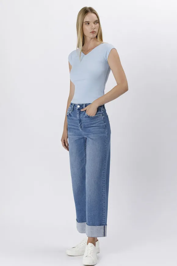 Double Cuff Soft Fit Jeans