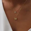 Katie Waltman CZ Butterfly Necklace