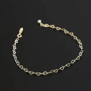 Katie Waltman Heart Chain Bracelet