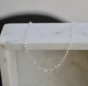 Katie Waltman Heart Chain Necklace