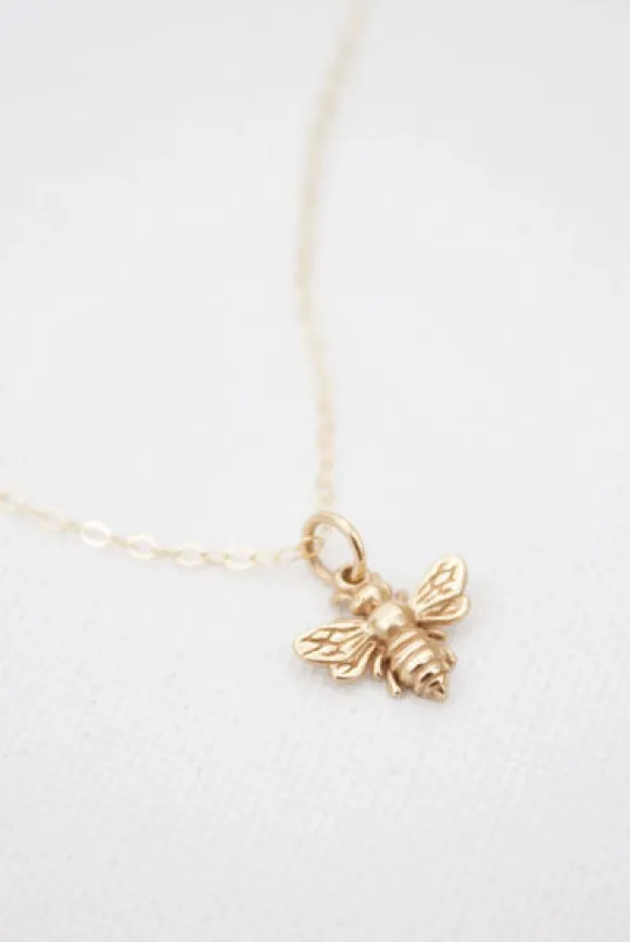 Katie Waltman Little Bee Gold Filled Necklace