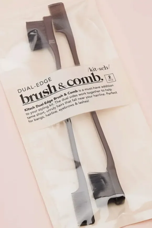 Kitsch Dual Edge Brush & Comb