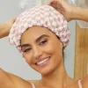 Kitsch Satin Lined Flexi Shower Cap