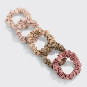 Kitsch Ultra Petite Satin Scrunchies