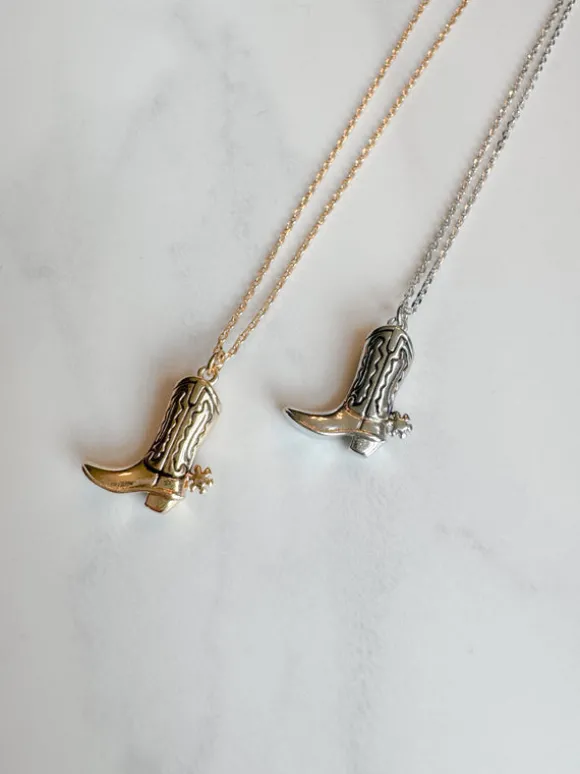 NEW Mini Cowboy Boot Necklace PREORDER