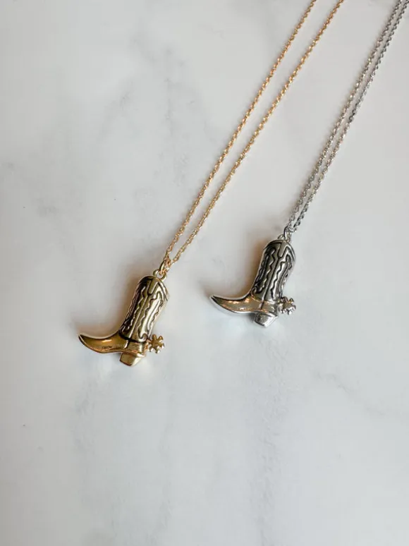 NEW Mini Cowboy Boot Necklace PREORDER