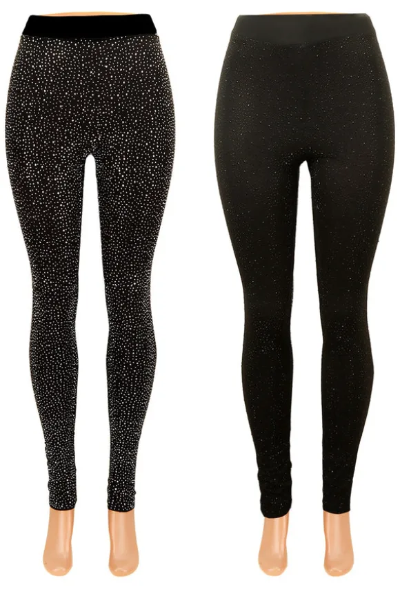 Sammy Solid Crystal Leggings