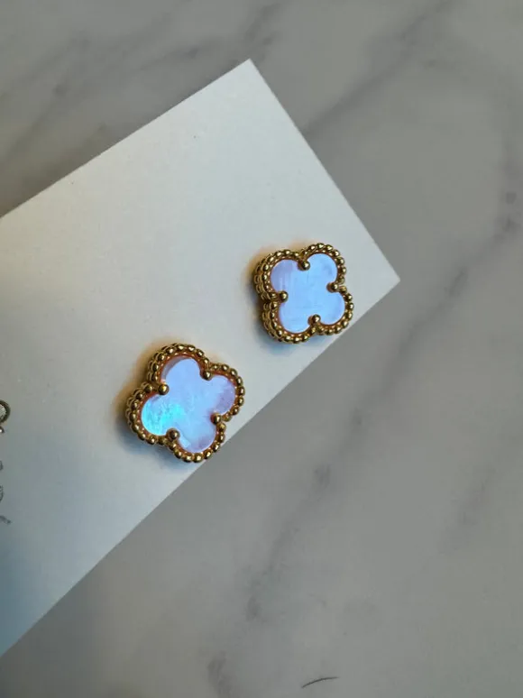 Stainless Steel Mini Clover Earrings