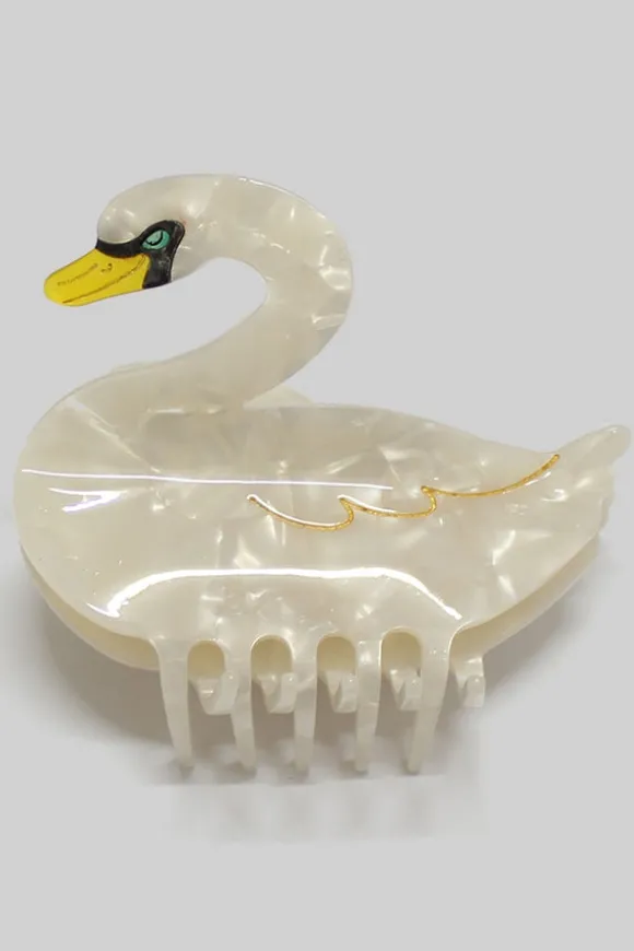 Swan Hair Claw